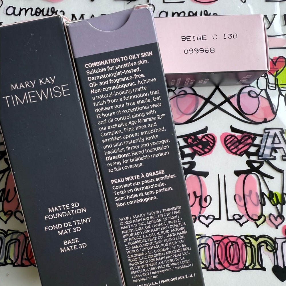 Mary Kay Timewise Matte 3D Foundation - Beige C 130